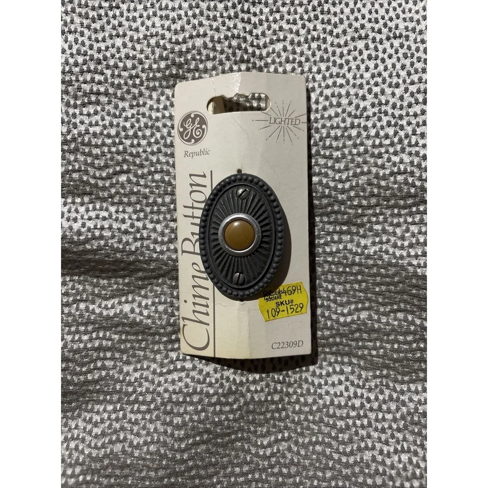 NOS Vintage GE Chime Button Lighted 1985 C22309D